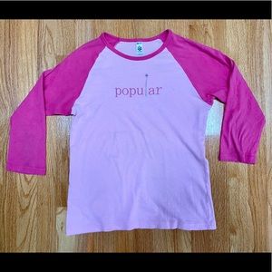 Popular Pink Wicked Baseball T-shirt